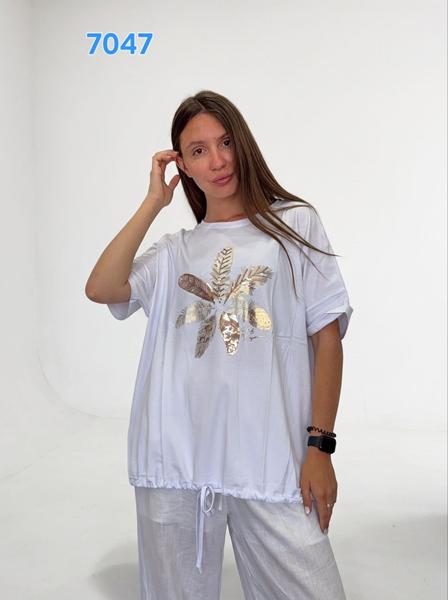 Футболка FSN (54-60) 7047 white (лето)