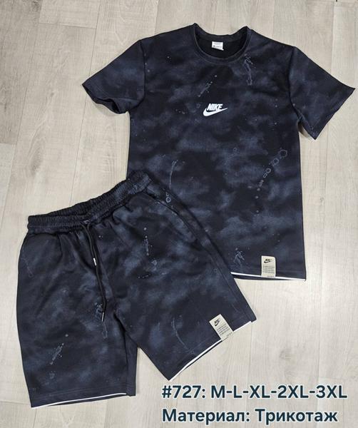 Костюм TRAN (M-3XL) 727-1 black (лето)
