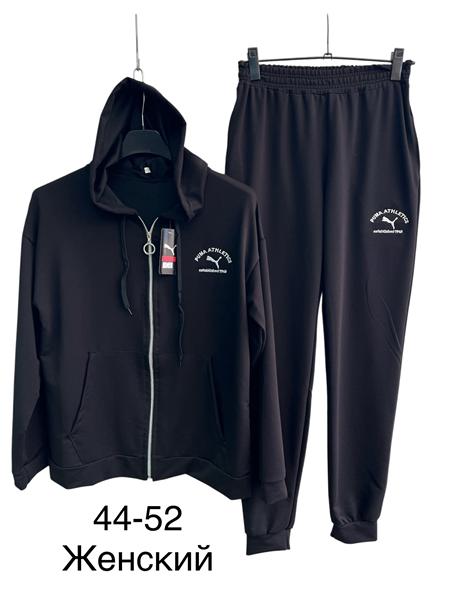 Костюм спорт TRAN (44-52) TR1352 black (деми)