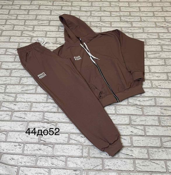 Костюм спорт TRAN (44-52) TR1356 brown (деми)