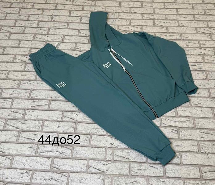 Костюм спорт TRAN (44-52) TR1357 green (деми)