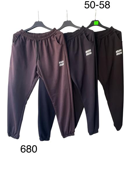 Штаны спорт TRAN (50-58) TR1409 d.grey (деми)