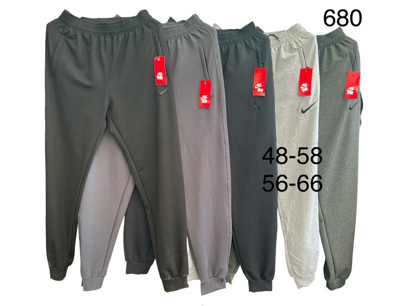 Штаны спорт TRAN (48-58) TR1428 black (деми)