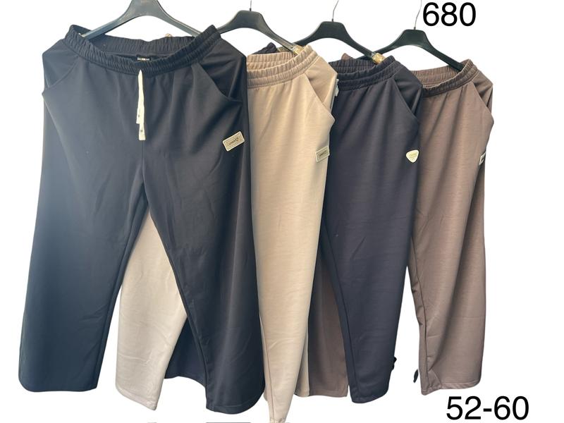 Штаны спорт TRAN (52-60) TR1442 black (деми)