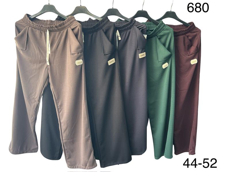 Штаны спорт TRAN (44-52) TR1447 black (деми)