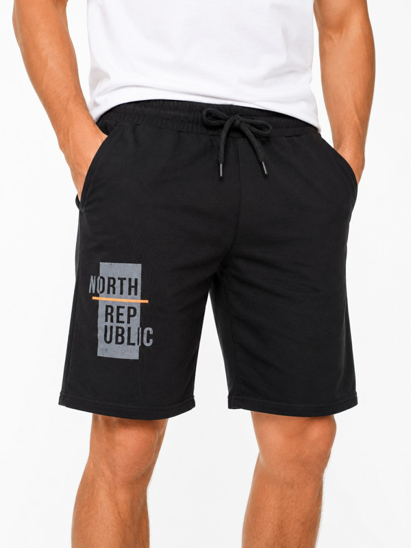 Шорты Obuv OK2 (M-2XL) 99460 black (лето)