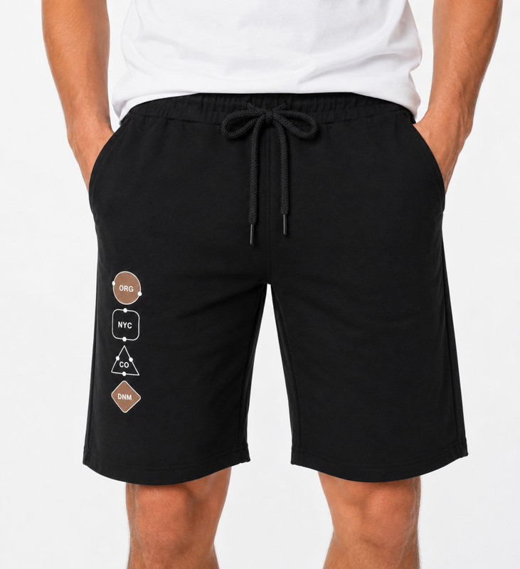 Шорты Obuv OK2 (M-2XL) 99465 black (лето)