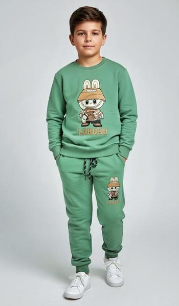 Костюм спорт Dino (4-8) DN1245 green (деми)