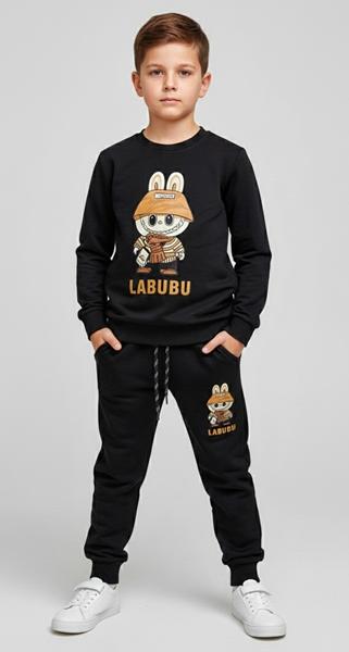 Костюм спорт Dino (4-8) DN1246 black (деми)