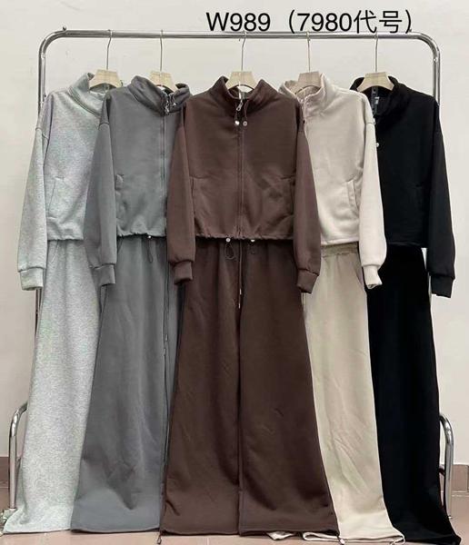 Костюм спорт Oukali (M-XL) W989 beige (деми)