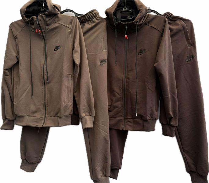 Костюм спорт Shoptime (42-50) S1235 brown (деми)