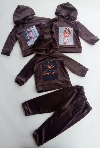 Костюм спорт Meloria (26-34) ML7638 brown мишка (деми)