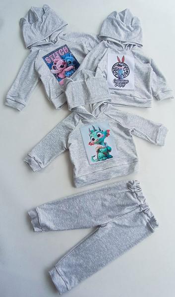 Костюм спорт Meloria (24-30) ML7654 grey stitch (деми)