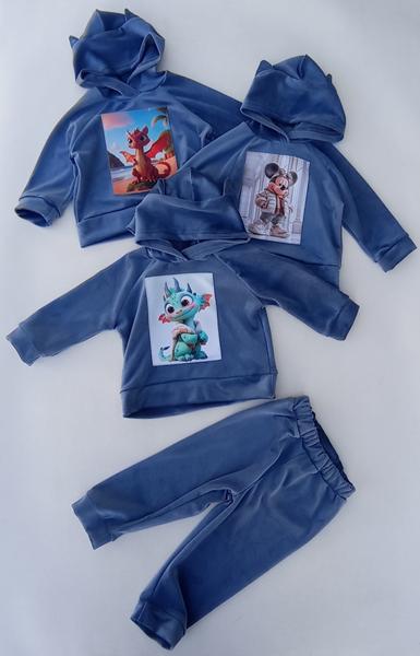 Костюм спорт Meloria (24-30) ML7665 blue mickey (деми)