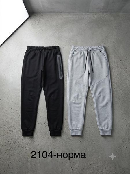 Штаны спорт Moranny (S-2XL) 2104 black (деми)