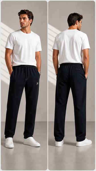 Штаны спорт Moranny (S-2XL) 2152 black (деми)
