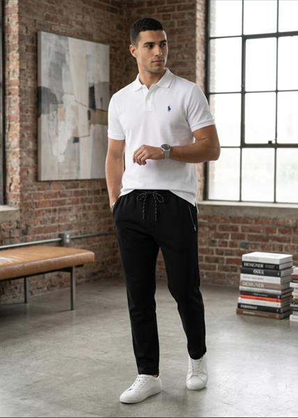 Штаны спорт Moranny (29-34) MR1850 black (деми)