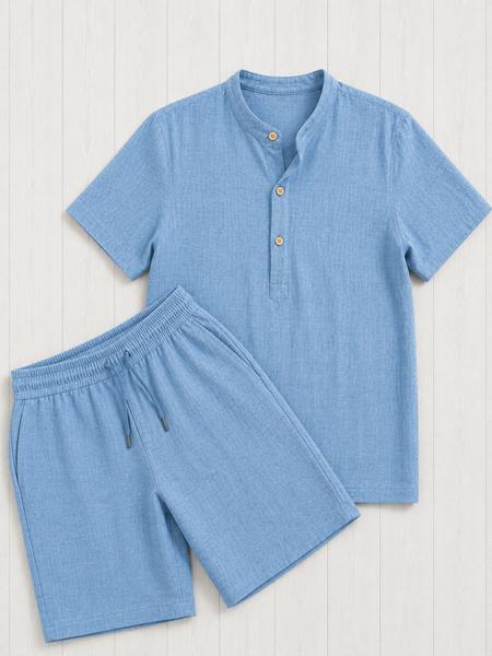 Костюм Sevim (M-3XL) 733 l.blue (лето)