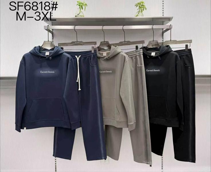 Костюм спорт F.T.H (M-3XL) SF6818 black (деми)