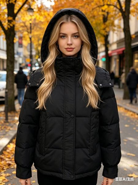 Куртка Jacket (S-XL) A1 black (деми)