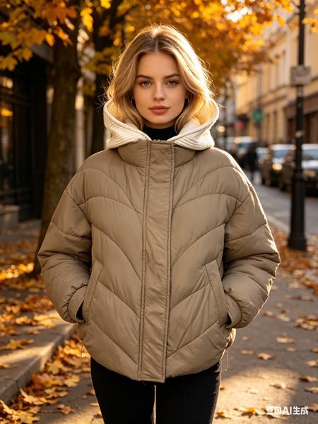 Куртка Jacket (M-2XL) B3320 beige (деми)