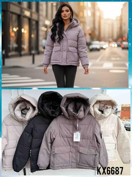 Куртка Dorimodes (M-2XL) KX6687 black (деми)