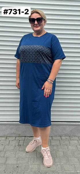 Платье BAT (42-56) 731-2 navy (лето)