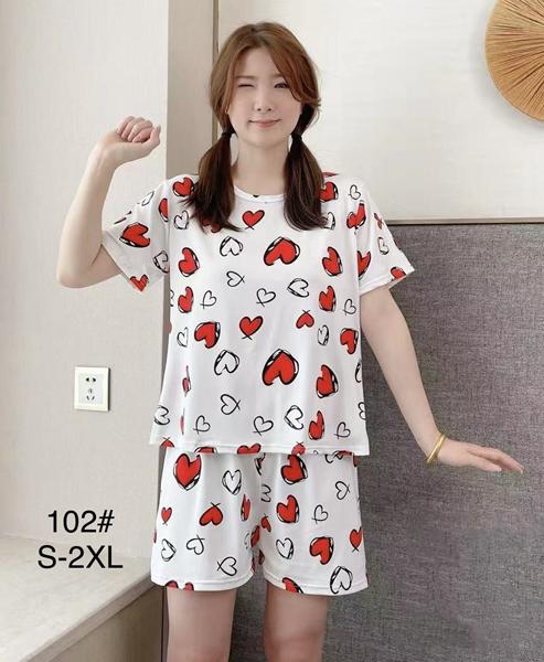 Пижама Brilliant (S-2XL) 102 white (лето)