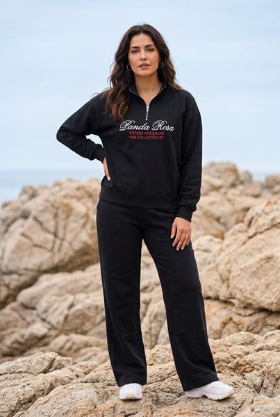 Кофта спорт Kosta (M-XL) 1539 black (деми)