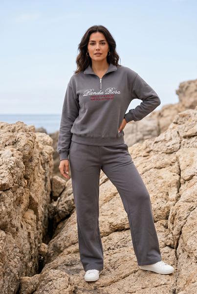 Кофта спорт Kosta (M-XL) 1539 grey (деми)