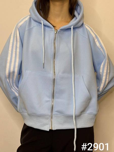 Кофта спорт Kosta (42-48) 2901 l.blue (деми)