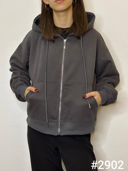 Кофта спорт Kosta (42-48) 2902 d.grey (деми)