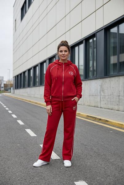 Кофта спорт Kosta (M-XL) 3228 red (деми)