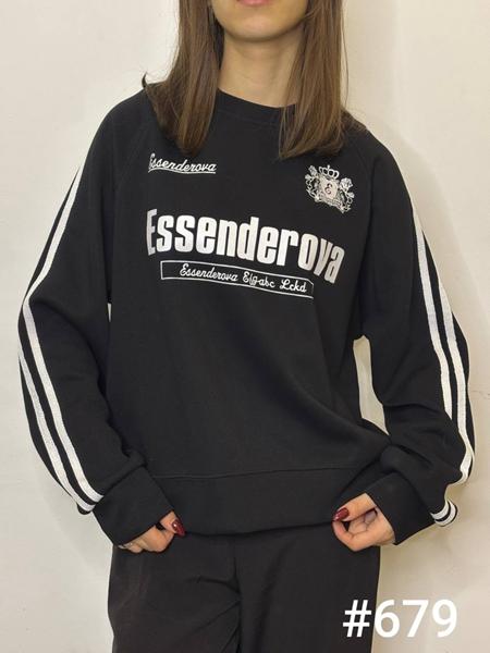 Кофта спорт Kosta (M-XL) 679 black (деми)