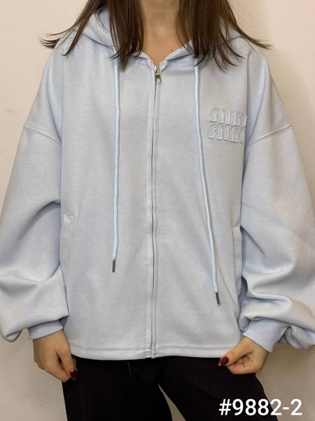 Кофта спорт Kosta (42-48) 9882-2 l.blue (деми)
