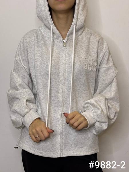 Кофта спорт Kosta (42-48) 9882-2 l.grey (деми)