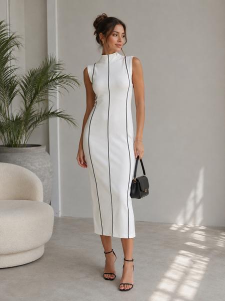 Платье X-Ray (S-L) 2377 white (деми)