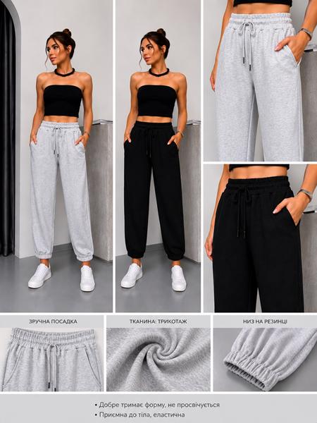 Штаны спорт X-Ray (S-XL) 5039 grey (деми)