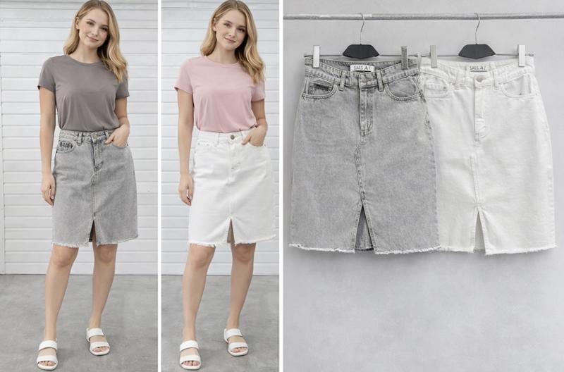 Юбка X-Ray (26-31) XR1046 grey (деми)