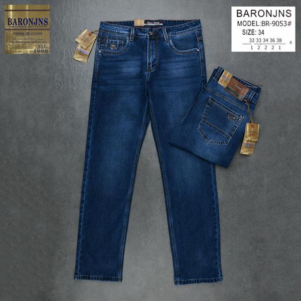 Джинсы Baron Jeans (32-38) 9053 blue (деми)