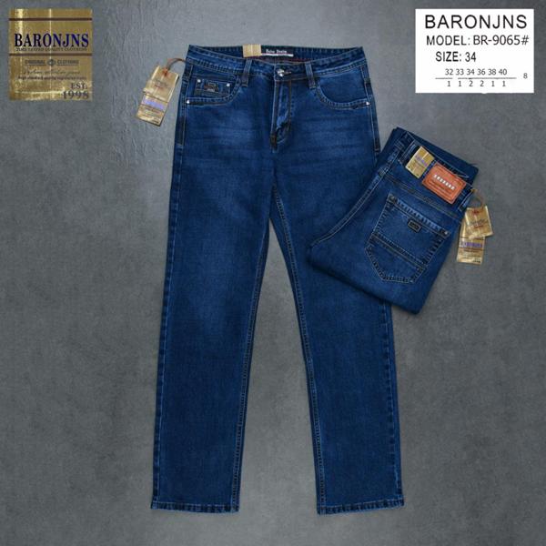 Джинсы Baron Jeans (32-40) 9065 blue (деми)