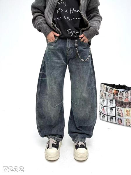Джинсы Baron Jeans (M-3XL) 7232 blue (деми)