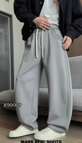 Штаны спорт F.T.H (31-36) X9006 l.grey (деми)