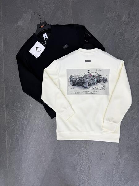Свитер F.T.H (L-4XL) F1585 milk (деми)