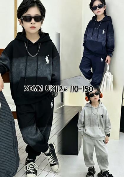 Костюм спорт ChicWear (110-150) UK112 l.grey (деми)