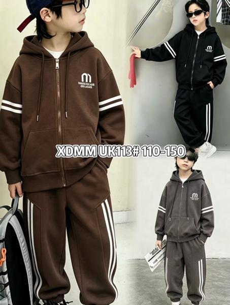 Костюм спорт ChicWear (110-150) UK113 black (деми)
