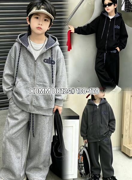 Костюм спорт ChicWear (130-170) UK124 l.grey (деми)