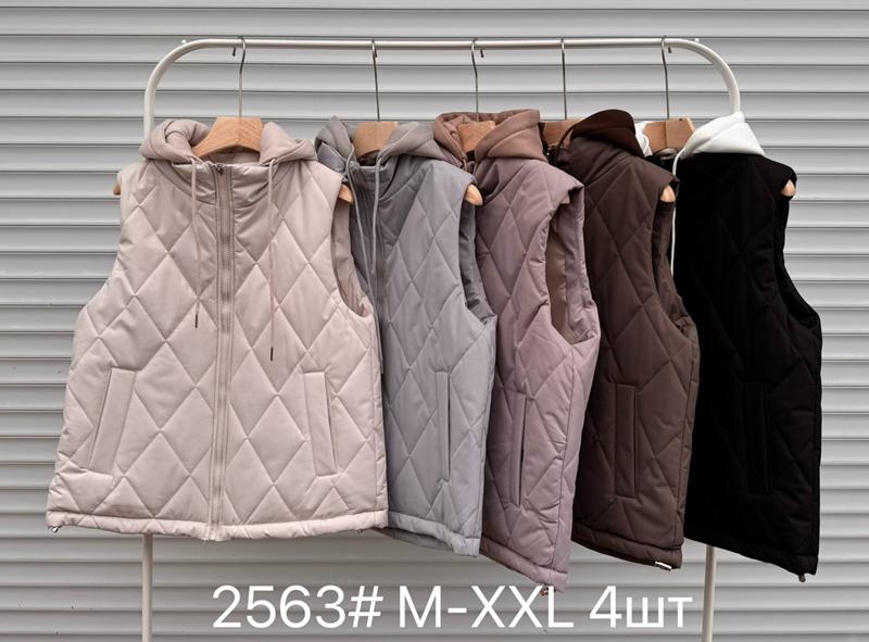Жилетка Yafeier (M-2XL) 2563 d.beige (деми)
