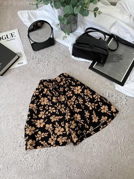 Шорты Sofi Cor (42-48) 9058 black-brown (лето)
