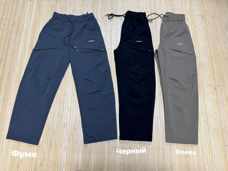 Штаны спорт Navas (M-4XL) NV2146 d.grey (деми)